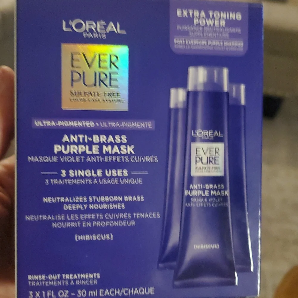 L'Oreal EverPure Ultra-Pigmented Purple Mask New